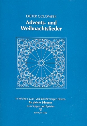 Advents- und Weihnachtslieder fr gleiche Stimmen  Partitur