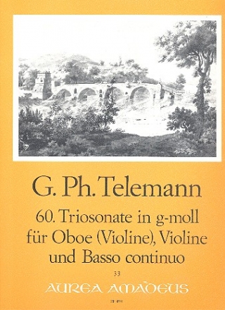 Triosonate g-Moll Nr.60 TWV42:g5 fr Oboe (Violine), Violine und Bc