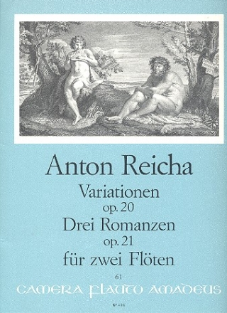 Variationen op.20 und 3 Romanzen op.21 fr 2 Flten Spielpartitur