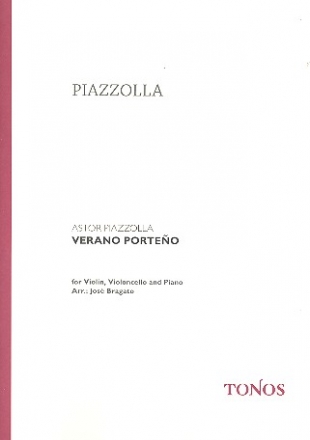 Verano Porteno fr Violine, Violoncello und  Klavier Stimmen