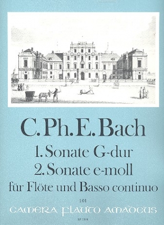 Sonate G-Dur Nr.1 und Sonate e-Moll Nr.2 fr Flte und Bc (Bc ausgesetzt)