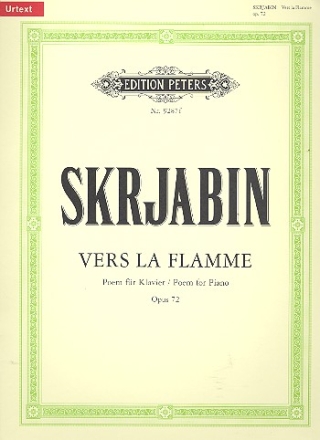 Vers la flamme op.72  fr Klavier