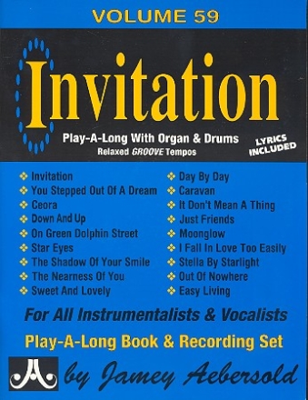 Invitation (+ 2 CD's) for all instrumentalists and vocalists
