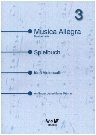 Spielbuch Band 3 fr 3 Violoncelli Partitur