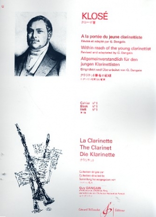 A la porte du jeune clarinettiste vol.1 220 exercises de mcanisme (dt/fr/en)