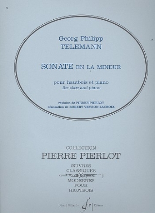 Sonate en la mineur pour hautbois et piano