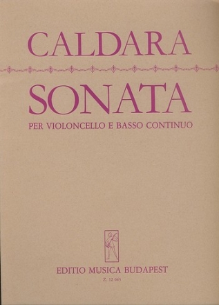 SONATA PER VIOLONCELLO E BC GYOERGY, ORBA, ED
