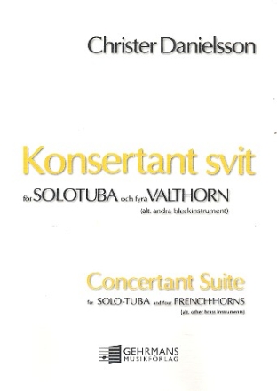Concertant Suite  for solo-tuba and 4 french horns (or trp/tromb) 11 parts