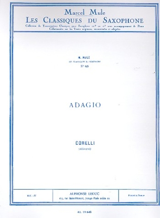 Adagio pour saxophone alto et piano