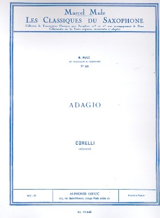 Adagio pour saxophone alto et piano