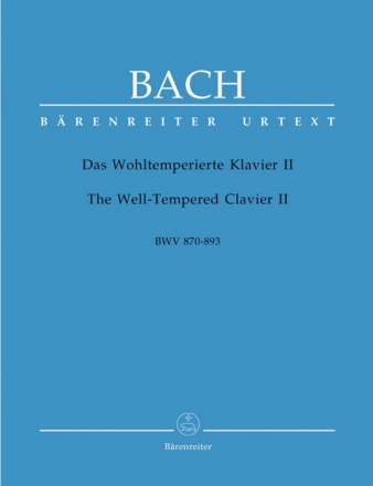 Das wohltemperierte Klavier Band 2 (BWV870-893) fr Klavier