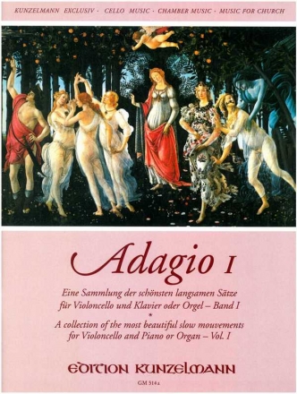 Adagio Band 1 fr Violoncello und Klavier (Orgel)