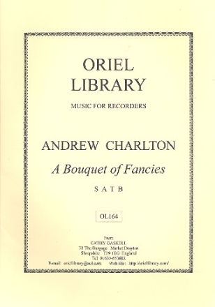 A Bouquet of Fancies for 4 recorders (SATB) score and parts