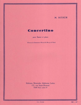 Concertino pour basson et piano