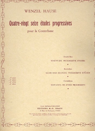 96 tudes progressives vol.2 (nos.25-48) pour contrebasse