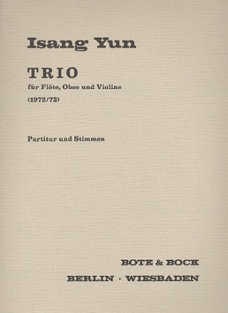 Trio fr Flte, Oboe und Violine Partitur und Stimmen