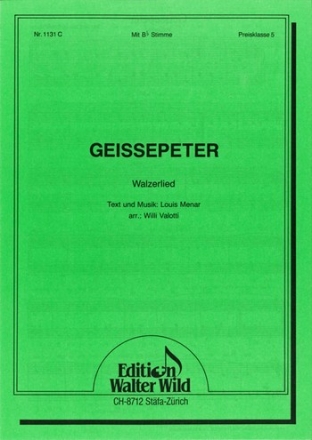 Geissepeter fr Akkordeon mit Bb Stimme
