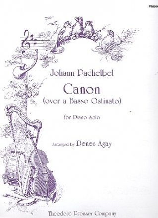 Canon over a basso ostinato for piano solo