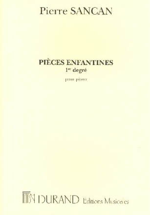 Pices enfantines  pour piano