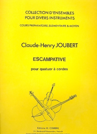 Escampative pour 4 violons partition et parties