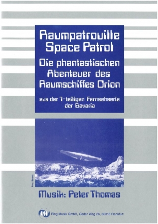 Raumpatrouille Space Patrol fr Klavier Einzelausgabe