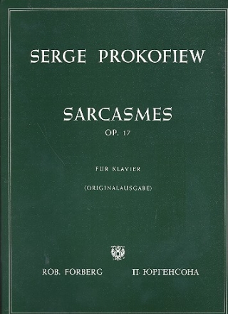 Sarcasmes op.17 fr Klavier