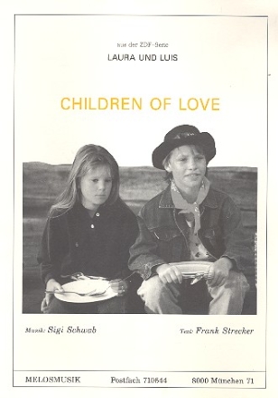Children of Love for piano/voice and solo guitar Einzelausgabe