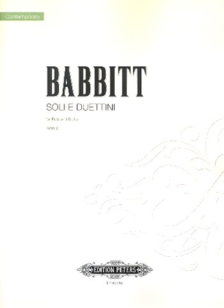 Soli e Duettini for flute and guitar Spielpartitur