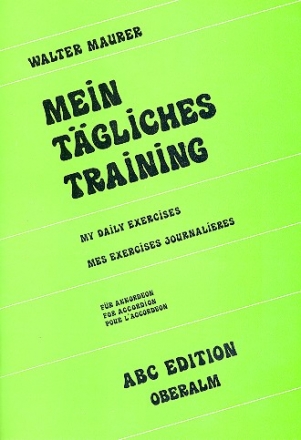 mein tgliches Training - fr Akkordeon