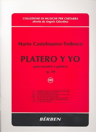 Platero y yo op.190 vol.3 fr Gitarre und Sprecher