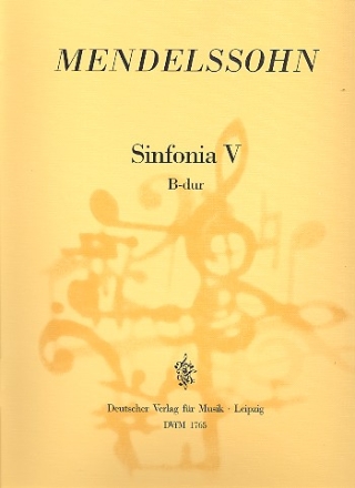 Sinfonia B-Dur Nr.5 fr Streichorchester Partitur