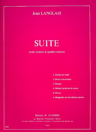 Suite  pour piano  4 mains