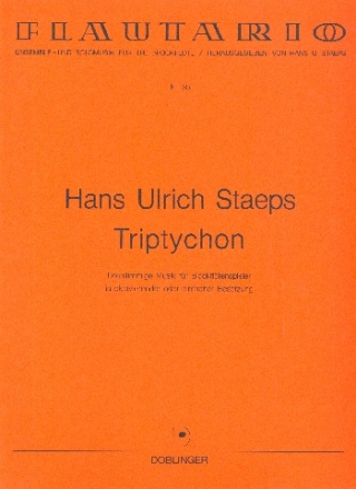 Triptychon 3stimmige Musik fr Blockfltenspieler (SSA und TTB ad lib.) Partitur und Stimmen