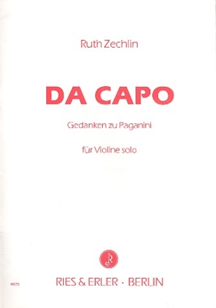 Da capo Gedanken zu Paganini fr Violine solo