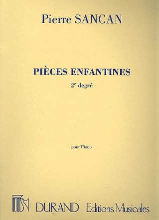 Pices enfantines 2e degre pour piano