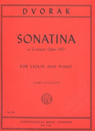 Sonatina G major op.100 for violin and piano