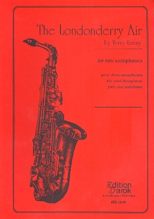 The Londonderry Air Easy Duets for 2 saxophones (equal tuning) score