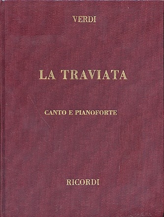 La Traviata  canto e pianoforte Klavierauszug (it, gebunden)