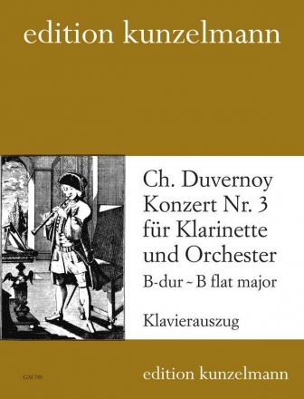 Konzert B-Dur Nr.3 fr Klarinette und Orchester Klavierauszug