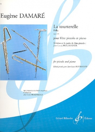 La tourterelle op.119 pour flute piccolo et piano  (polka)