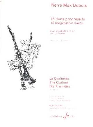 15 duos progressifs pour 2 clarinettes (tres faciles)