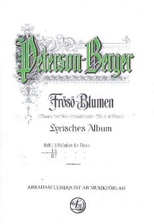 Frsblomster op.16 vol.2 6 melodier fr piano