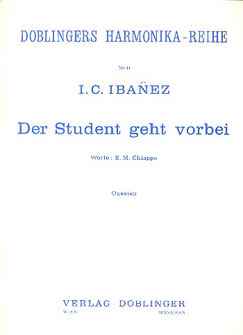 Der Student geht vorbei fr Akkordeon doblingers harmonika-reihe 11