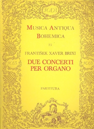 2 Konzerte fr Orgel und Orchester Partitur