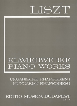 Klavierwerke Serie 1 Ungarische Rhapsodien Band 1 (Nr.1-9, broschiert)