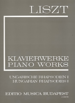 Klavierwerke Serie 1 Ungarische Rhapsodien Band 1 (Nr.1-9, broschiert)