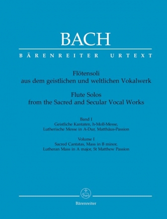 Fltensoli aus dem geistlichen und weltlichen Vokalwerk Band 1  Fltenpartie mit Sologesangsnoten