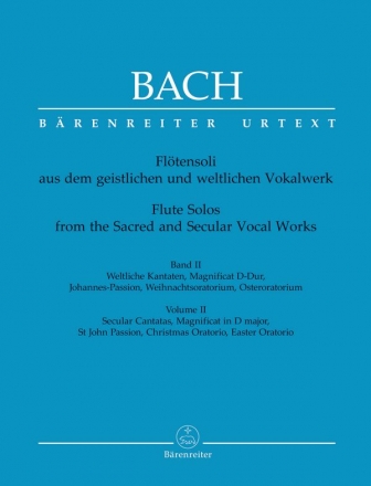 Fltensoli aus dem geistlichen und weltlichen Vokalwerk Band 2  Fltenpartie mit Sologesangsnoten