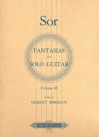Fantasias for guitar vol.3 op.46, op.52, op.58, op.59 fr Gitarre