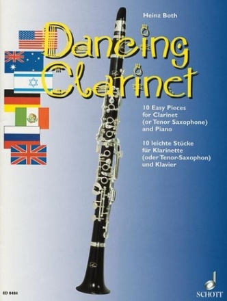 Dancing Clarinet 10 easy Pieces for clarinet (tenorsax) and piano